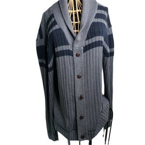 Retro  HIPSTER Mr. Rogers Cobain  70s Nerdy Geek  Button up CARDIGAN SWEATER